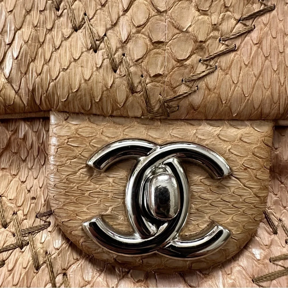 Chanel Ultimate Stitch Flap Snakeskin Crossbody Bag - Picture 3 of 17